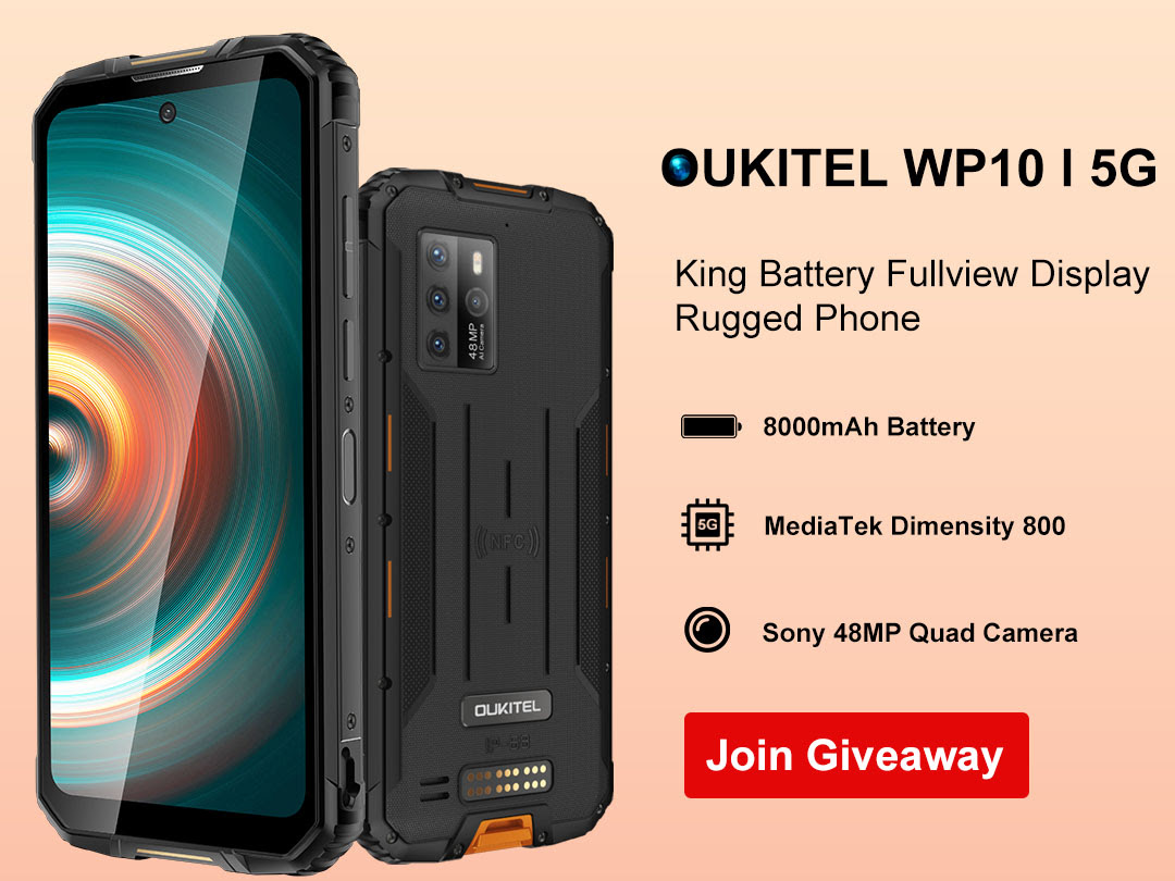 Packed with MediaTek Dimensity 800 processor, #OUKITEL #WP10 gives you the best 5G connectivity and better camera quality 😍 Add WP10 to cart to be notified for super price🛒: www.tomtop.com