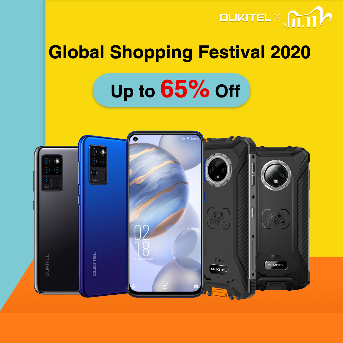 ❗️❗️Global Shopping Festival 2020 & Oukitel❗️❗️