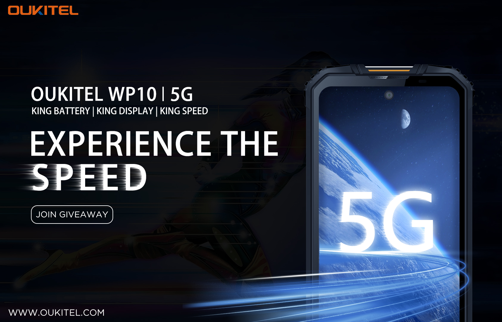 Get ready to experience the fastest ever downloading and uploading speed with 5G network of #OukitelWP10🔥