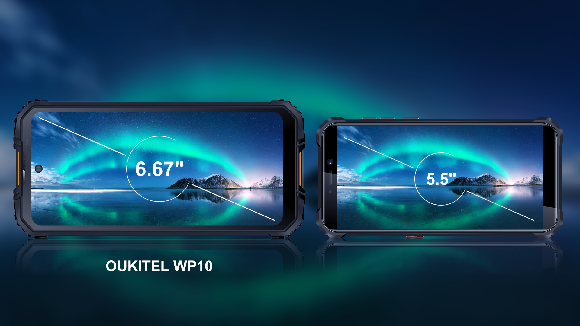 Better and bigger 6.67" screen of #OukitelWP10 gives you best viewing experience 😍