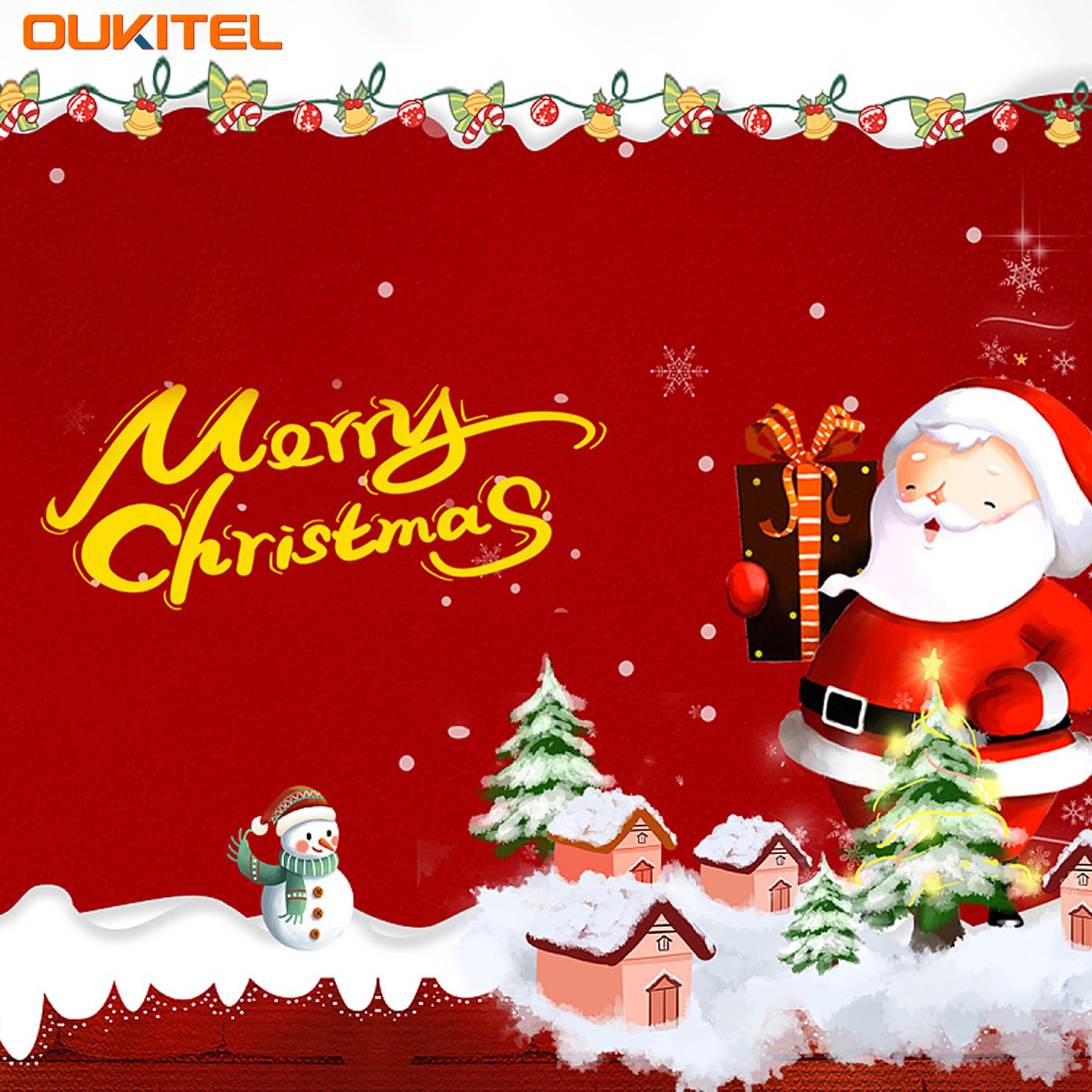 #OUKITEL wishes you a Merry and joyful #Christmas 🎄🎉 What can be a better gift for Christmas than #OukitelWP10 5G Rugged Phone🤗