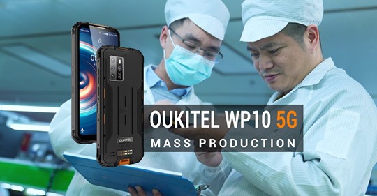 A tour to our WP10 production unit🤗 #OUKITEL #WP10 is now in mass production 😍