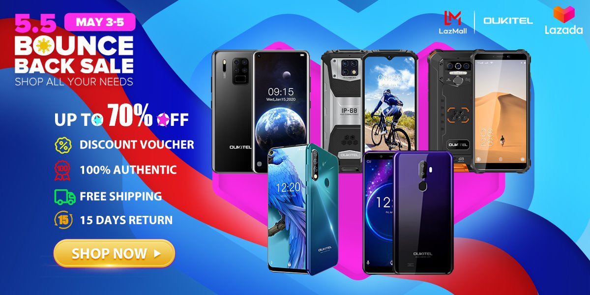 #Lazada #BounceBack #Sale  starting from May 3rd to May 5th📣