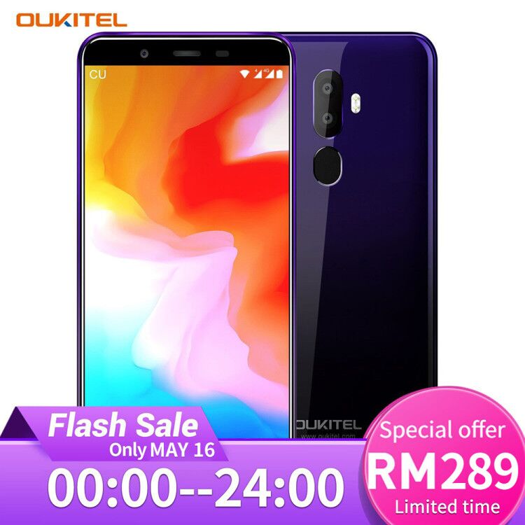 #Lazada FlashSale📣 #OUKITEL #U25Pro featured with 5.5" Full View Display, 4GB RAM and Octa-Core Processor going for #FlashSale on Lazada Malaysia.🤩😍 Sale Period: 16th May, 2020...