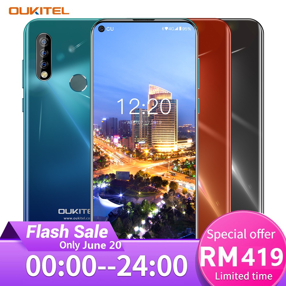 Flash Sale on Lazada Malaysia📣 #OUKITEL #C17Pro now available at RM419🎉.