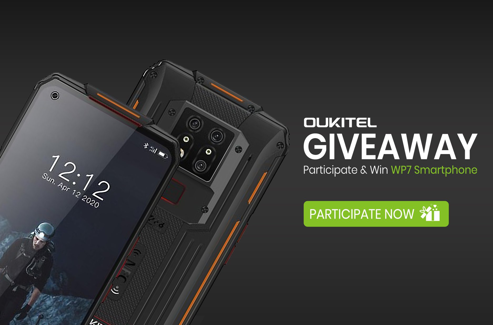 5 Days Left in #Giveaway📣📣 Participate now in our #OUKITEL #WP7 Giveaway and complete your daily entries.