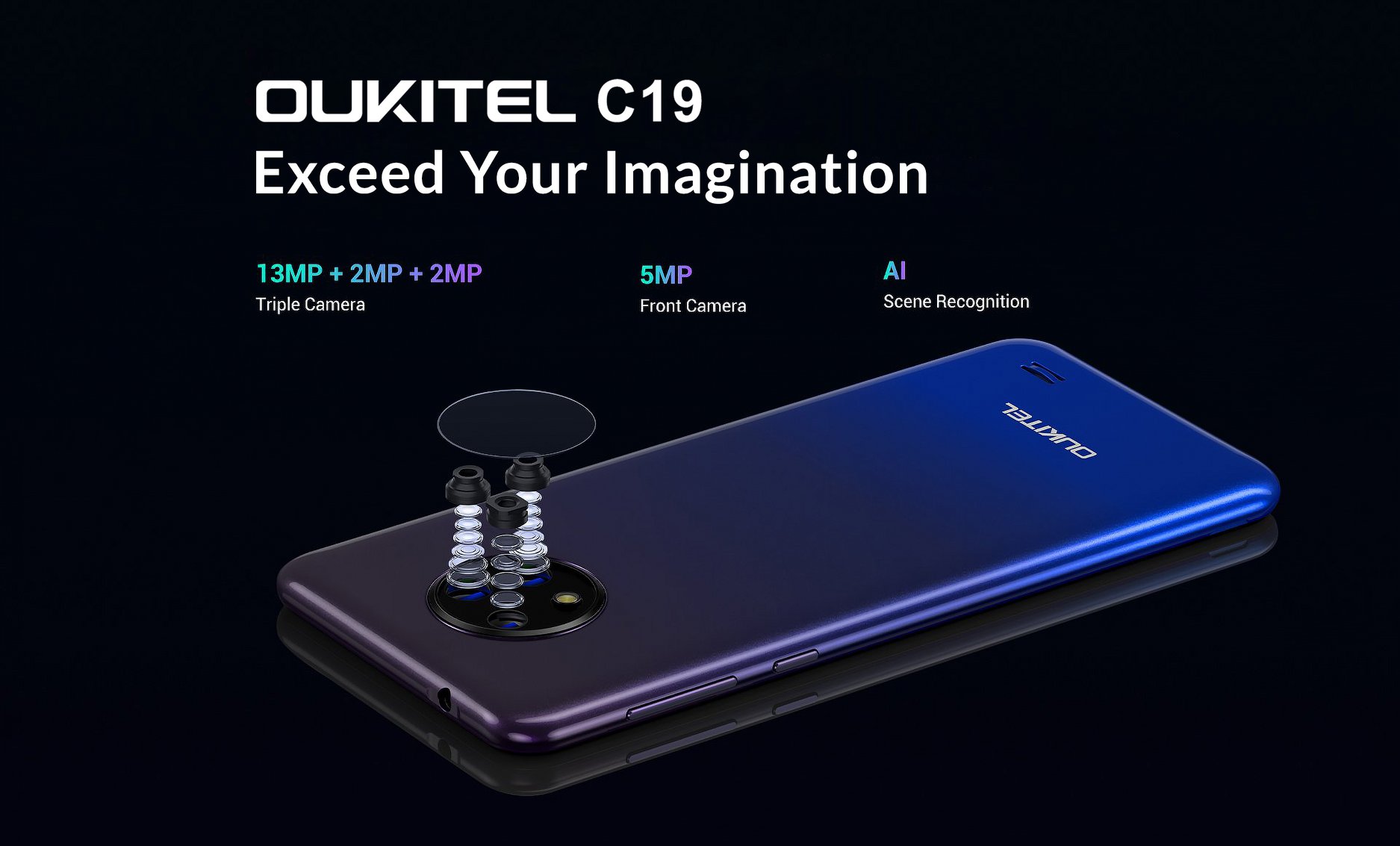 Capture brilliant photos with Triple rear cameras of #OUKITEL #C19 equipped with the Sony IMX214 sensor.😍 Global Sale of #OukitelC19 will start from July 13.