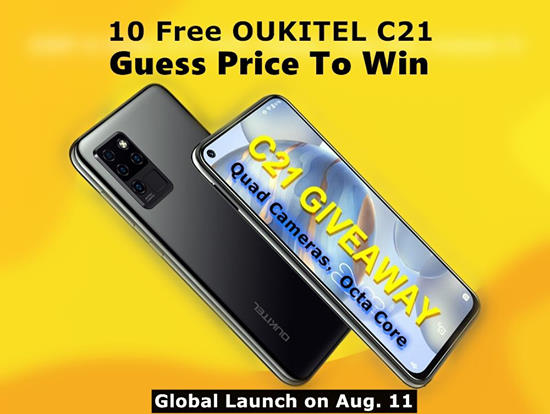 🥳 OUKITEL C21 Giveaway 🥳 