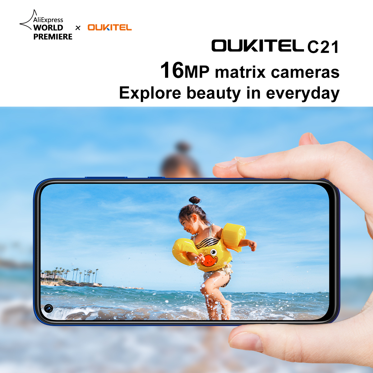 #Always the best choice, if you gonna buy one around $100😍 Explore the beauty around you with 16MP matrix camera of #OukitelC21 Guess the number of orders and win free🛒: www.tomtop.com