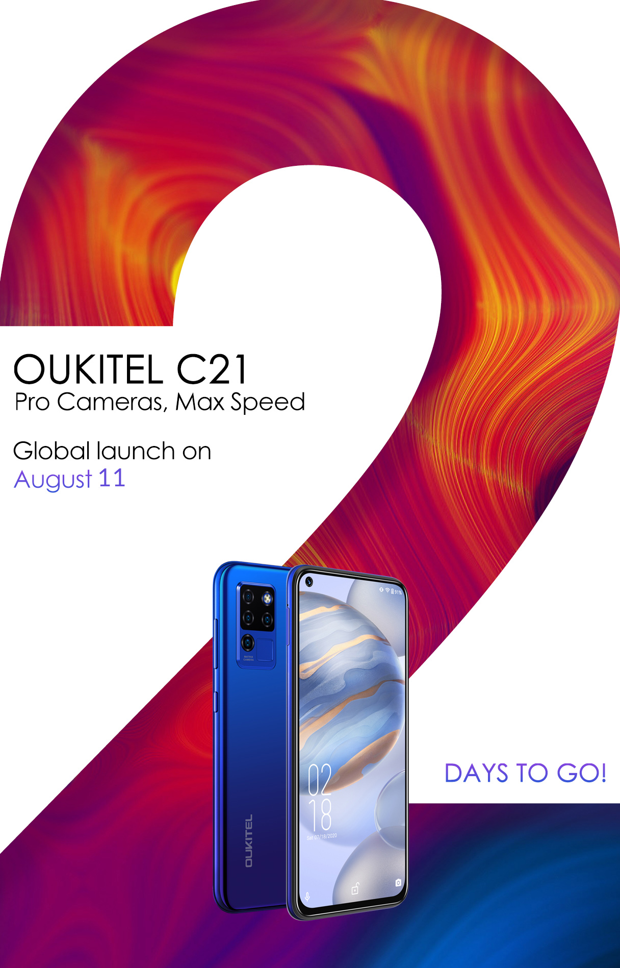 The countdown has begun! ONLY 2 DAYS TO GO🎉 We know you all are desperately waiting for the new #OukitelC21, Stay tuned for updates😍 #C21 Launching on August 11📣... Add C21 to cart to be notified the latest price🛒: www.tomtop.com