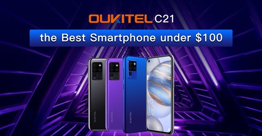 #Oukitelc21 the best smartphone under $100! Add C21 to cart to be notified the latest price🛒: www.tomtop.com