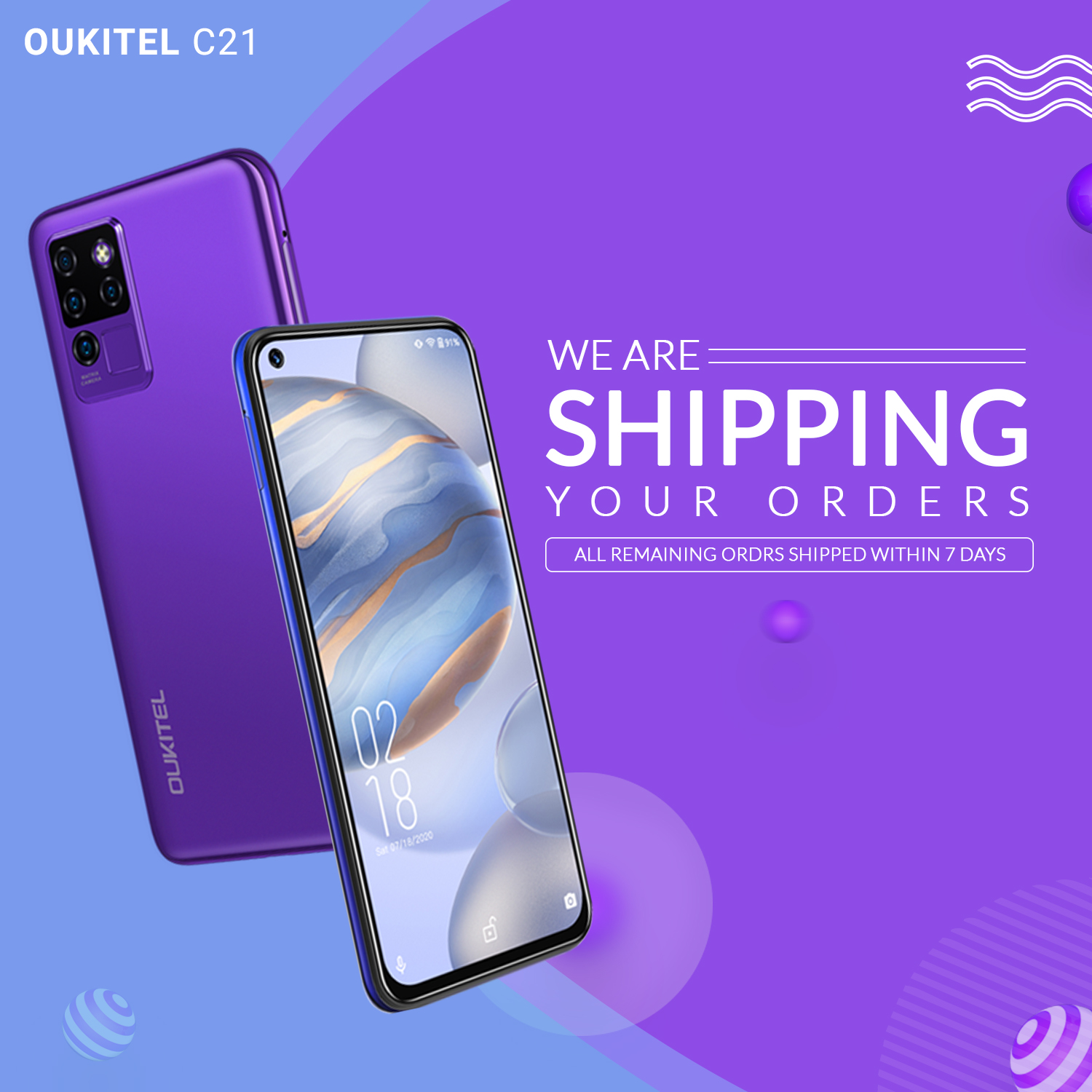 Dear #OUKITEL Fans📣 We know you all excited to experience the best budget phone of 2020, #OukitelC21😍