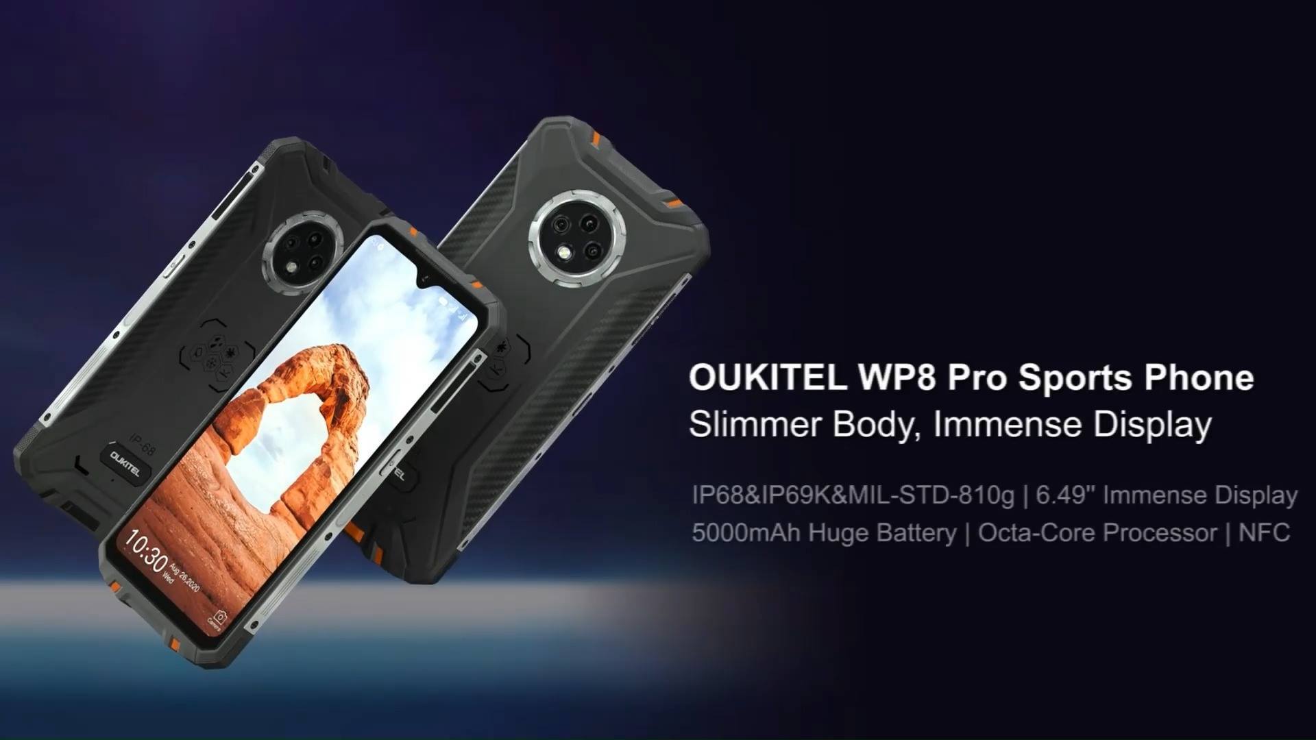 Introducing the best #SportsPhone of 2020, #OUKITEL #WP8Pro🎉 Featuring: