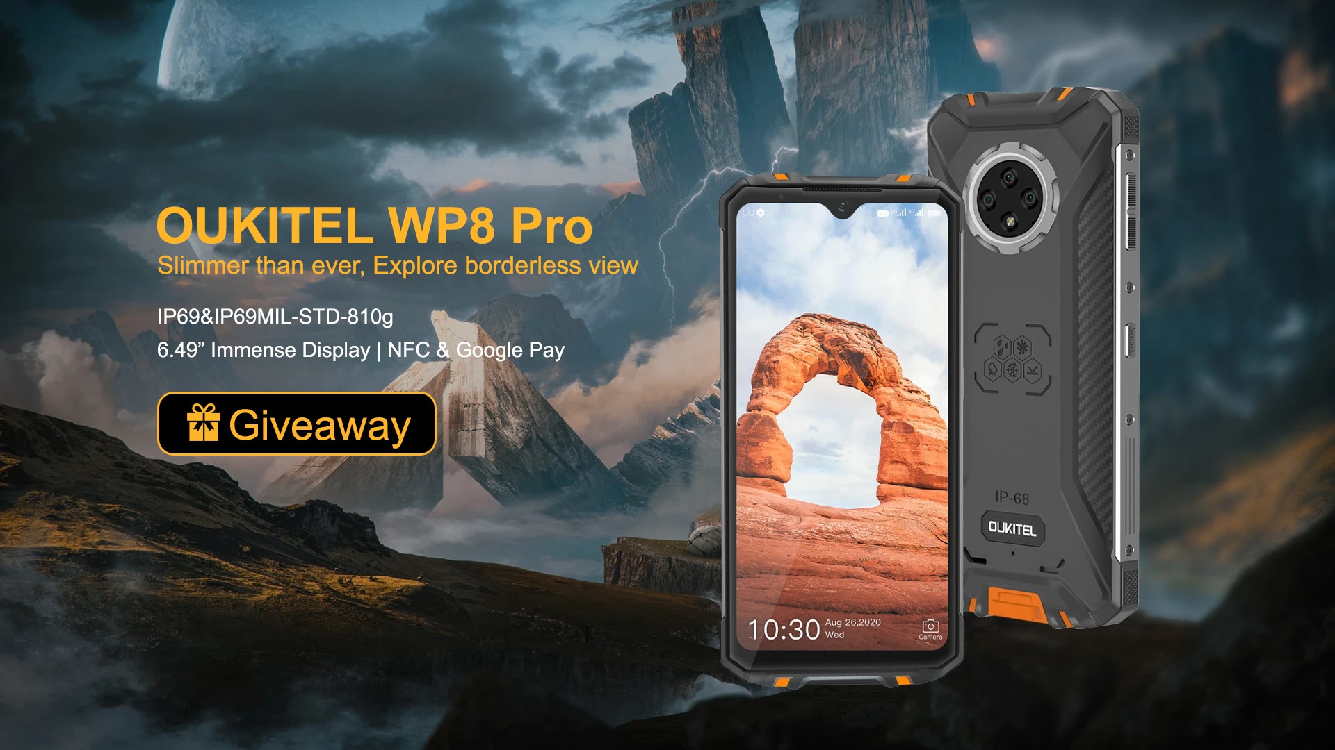 #Giveaway🎉 #OUKITEL #WP8Pro launching on September 11📣 Wanna experience it for free? ...