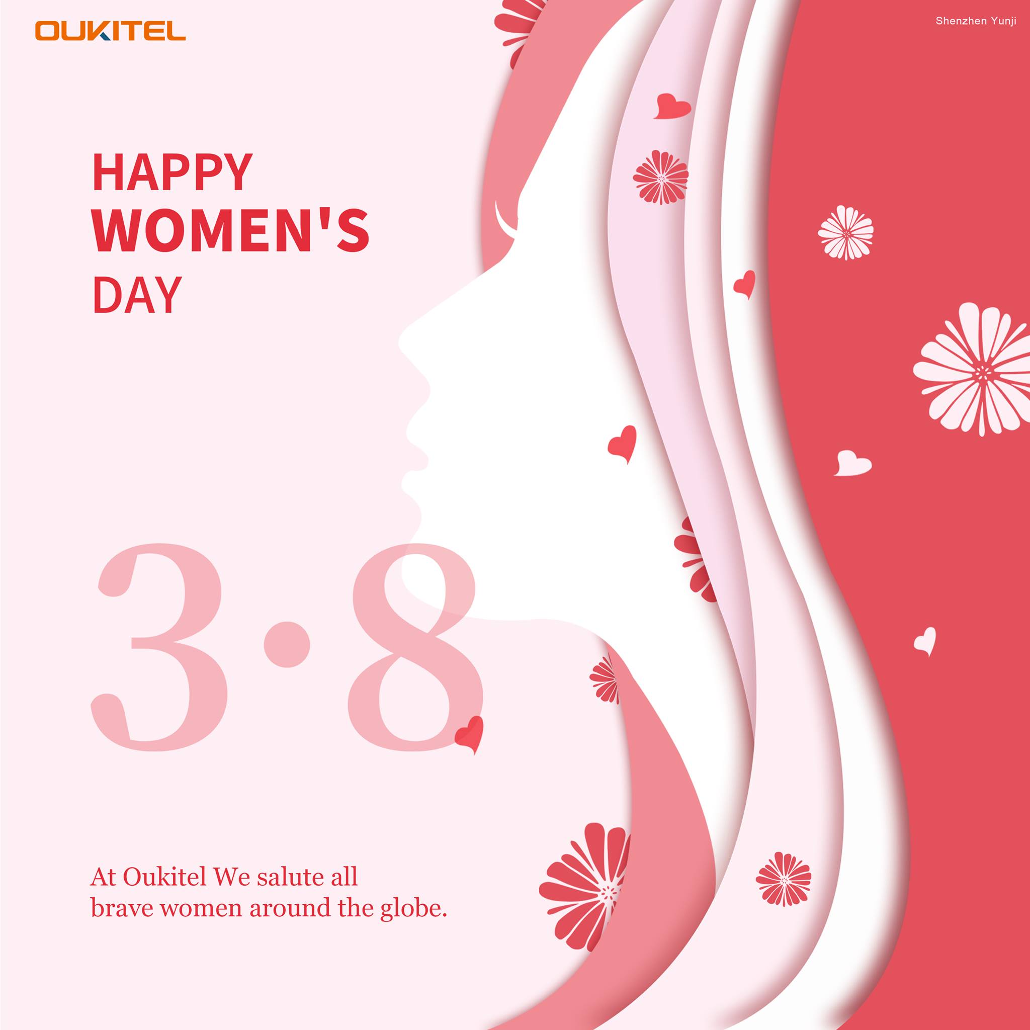 Women are the real architect of society. At #Oukitel, we salute to every women of the world.😍