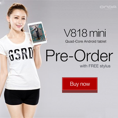 Onda V818 mini is open for pre-order, today!