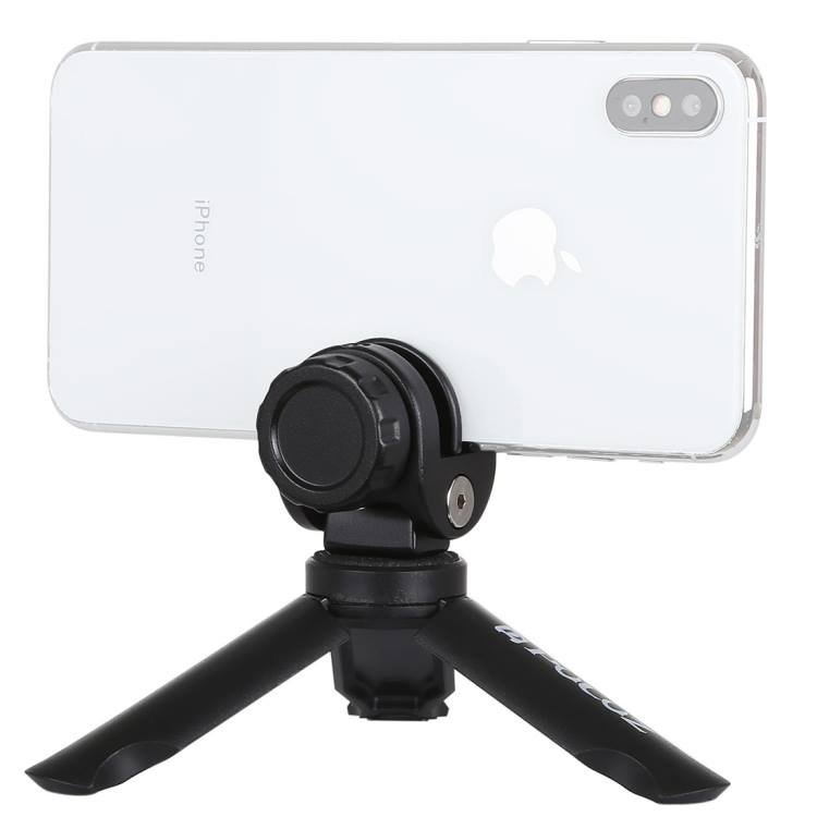 2019 Newest #PULUZ Folding Plastic #Tripod + #Phone #Mount Metal #Clamp for #GoPro #HERO #Action #Cameras and #Cell #Phones