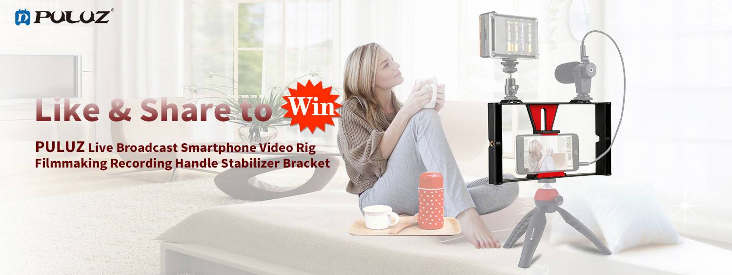 Thanks so much for everyone who took participate in activity actively on "Share&Like to WIN Video Rig Filmmaking Recording Handle Stabilizer Bracket".