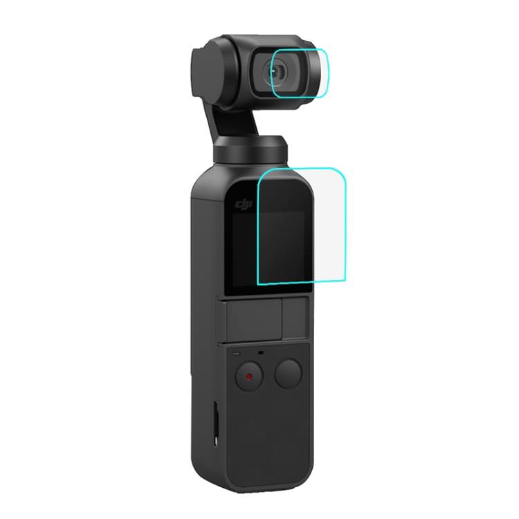 #PULUZ #HD #Tempered #Glass #Lens #Protector + #Screen #Film for #DJI #OSMO #Pocket #Gimbal 