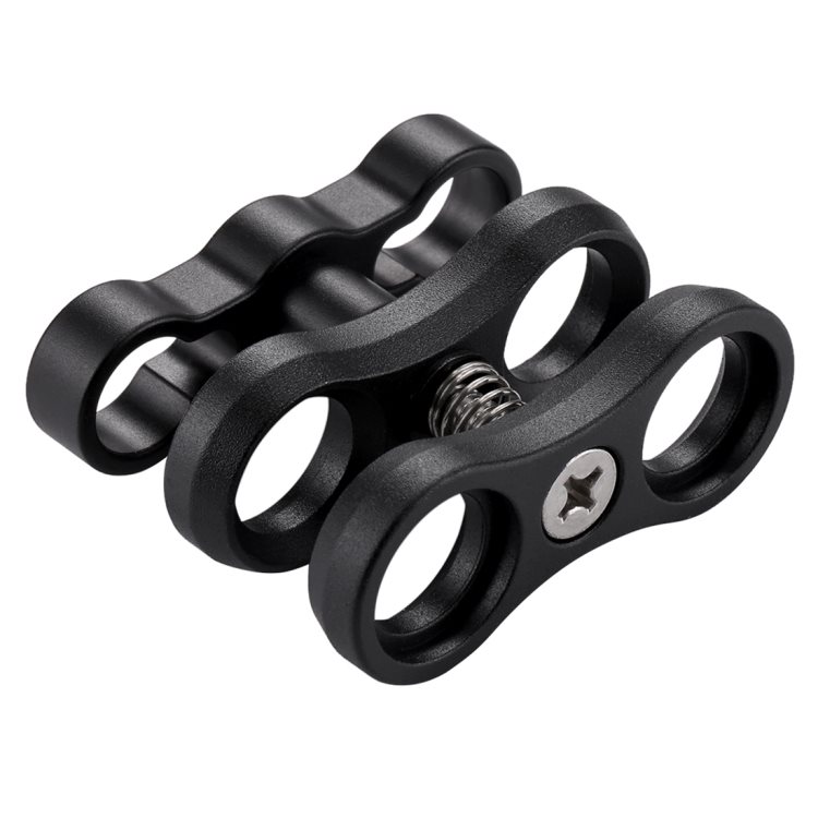 #PULUZ Dual Aluminum Alloy #Clamp for Underwater Arm System 