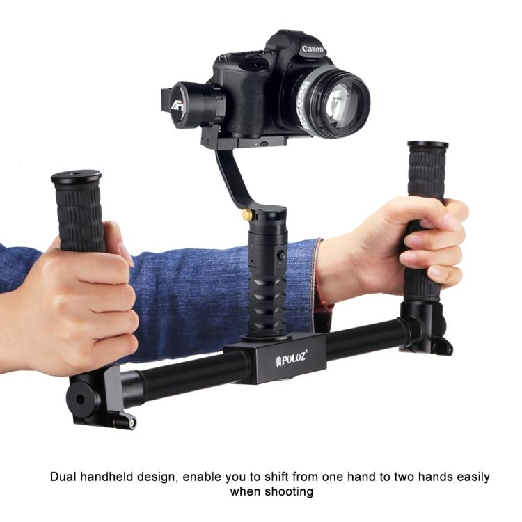 #HotSales 👉👉👉#PULUZ Dual Handheld Grip Aluminum #Tube #Stabilizer