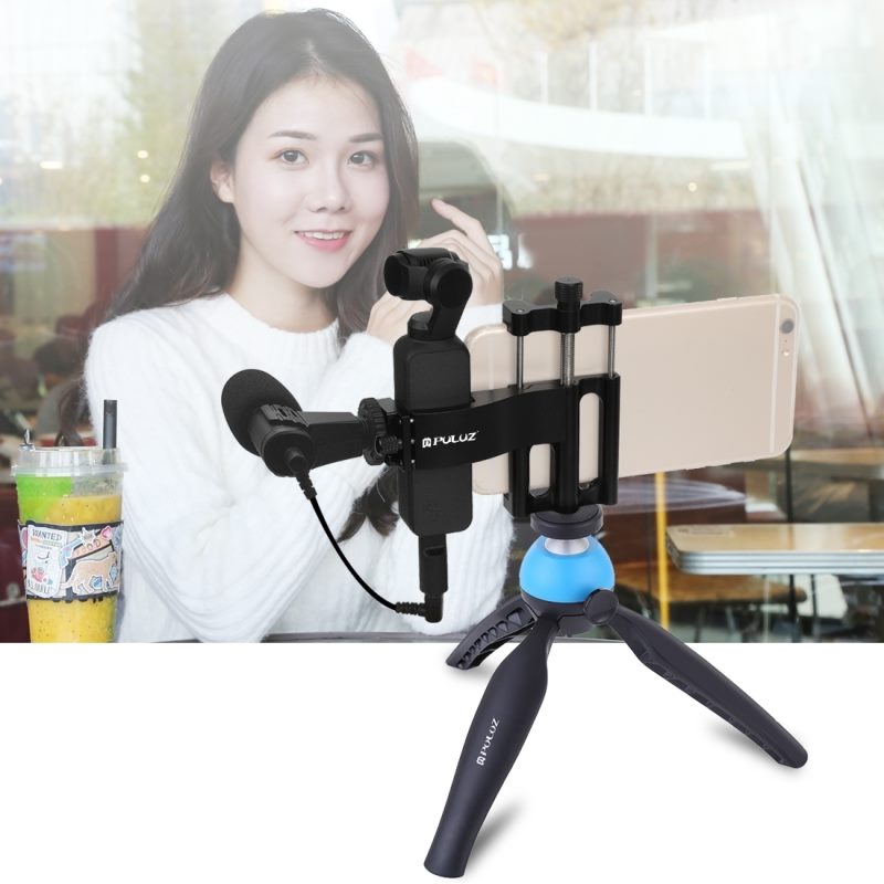 #PULUZ Multifunction Aluminum Alloy Smartphone Fixing Clamp Expansion Holder Mount #Bracket for #DJI #OSMO #Pocket 