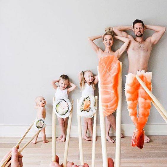 Una familia de lo más creativa y divertida ☺️ Creative & cool #photo #ideas, what you will do?