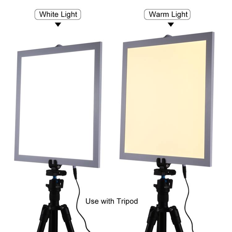 #Japan #PSE #Certified > #PULUZ 1200LM #LED #Photography #Shadowless #Light #Lamp Panel Pad with Switch, Acrylic Material, No Polar Dimming Light, 34.7cm x 34.7cm Effective Area