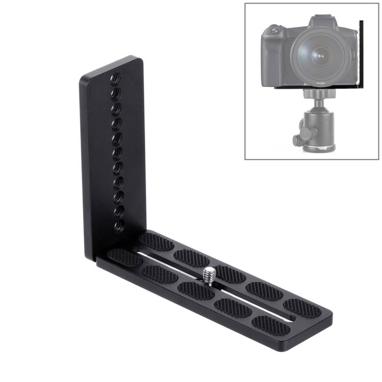 #PULUZ 1/4 inch Vertical Shoot #Quick #Release #L #Plate #Bracket Base #Holder for #MOZA / #DJI / #Zhiyun / #Nebula 3-Axis #Stabilizer