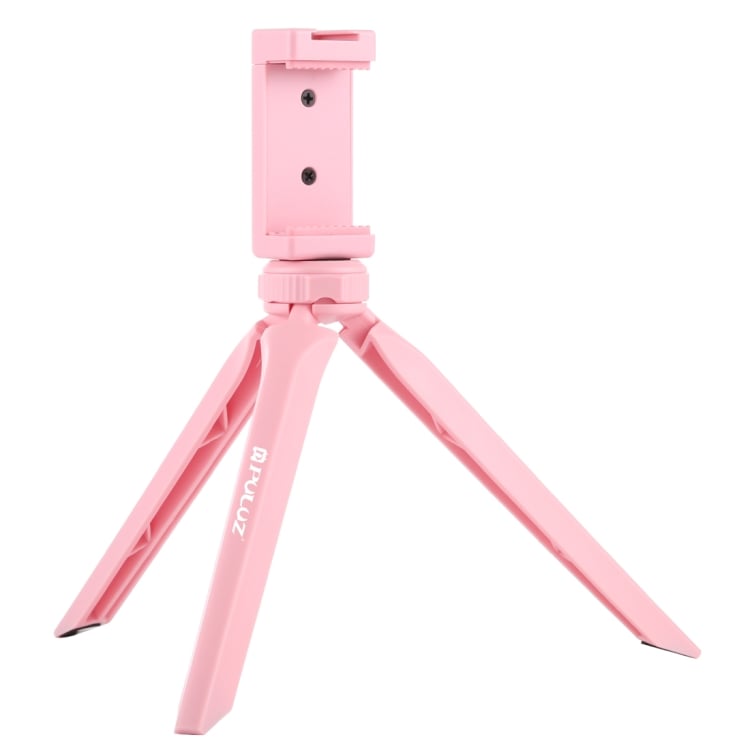 #PULUZ Pocket Mini Plastic #Tripod Mount with Phone Clamp for #Smartphones (Pink)