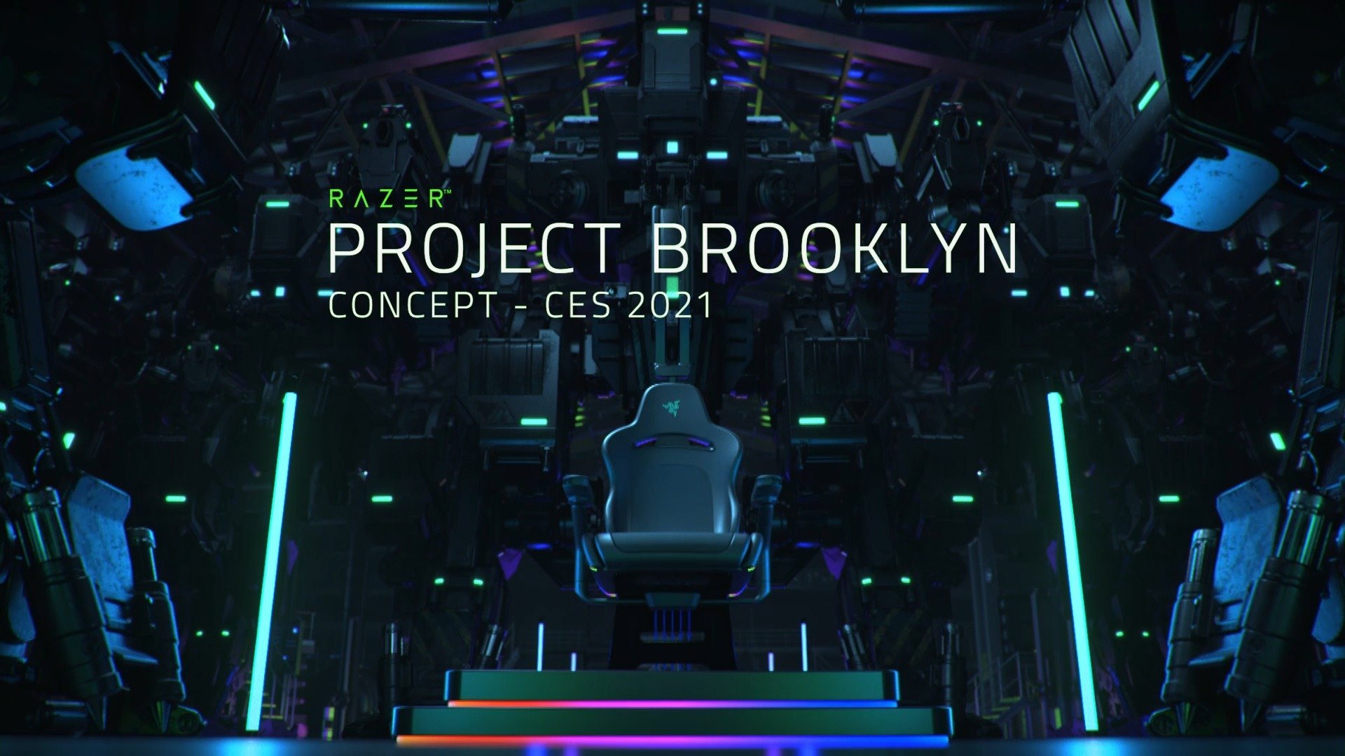 Project Brooklyn引領你盡情遊戲 — 概念電競椅重新定義遊戲體驗。 60” 展開顯示屏提供全景視覺效果，4D扶手可展開折疊桌子，裝置由Razer HyperSense Haptic 技術支援的觸感反饋。這個多合一娛樂裝備給予用家夢寐以求、不能自拔的PC及主機遊戲體驗。