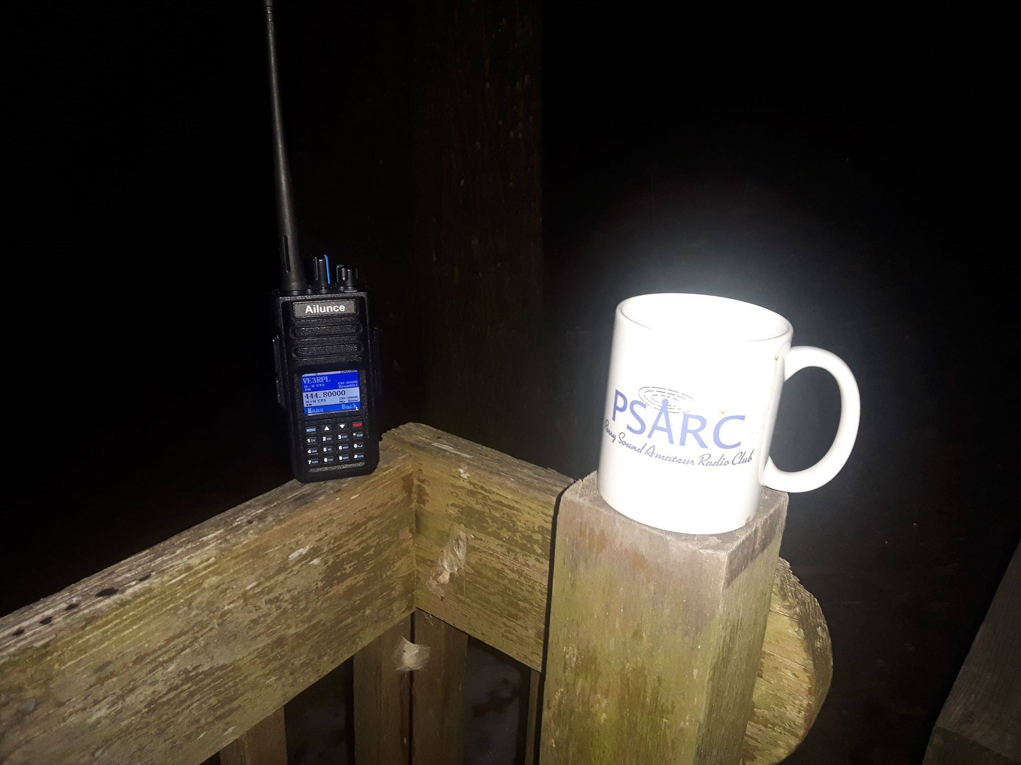 It will be a wonderful thing to operate the ham radio at night with a cup of coffee. #PSARC #Hamfest in 2019, will you come?