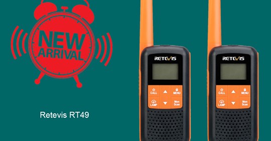 The License-free radio Retevis RT49 is on sell. 