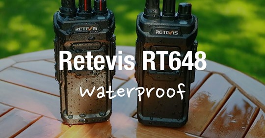 Retevis #IP67 #licensefree radio: PMR446 Model RT648 and FRS Molde RT48.