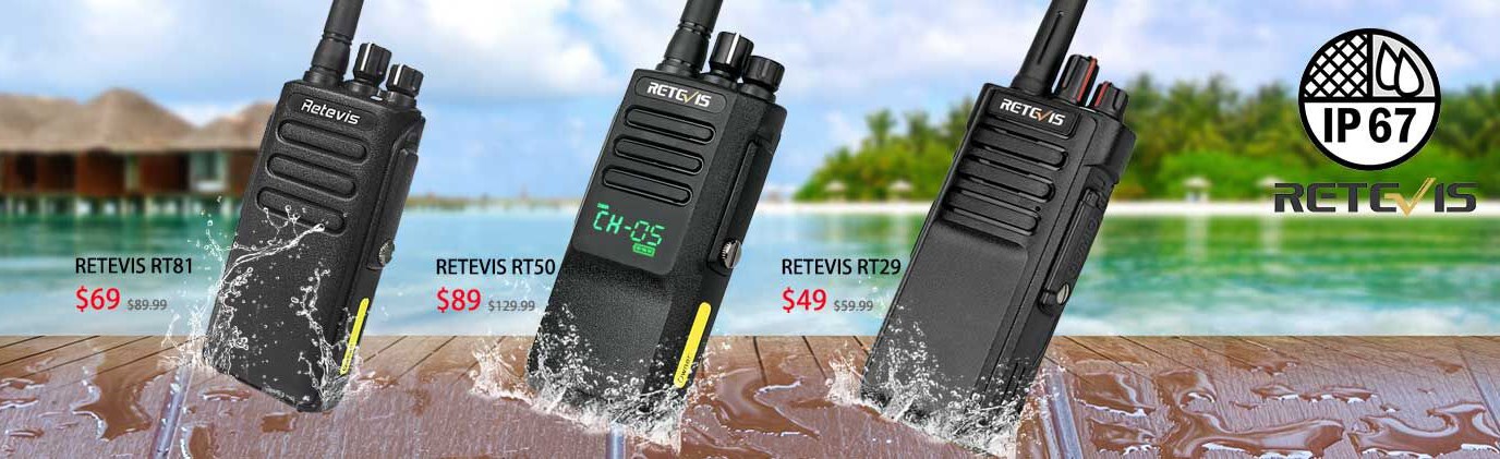 Retevis Summer-Promotion for Waterproof radio will come on 6th August.