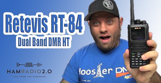 Let's review this dual band DMR Handheld amateur radio Model #RT84