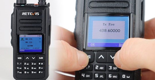 Retevis RT72 2020 Dual Band DMR Radio.