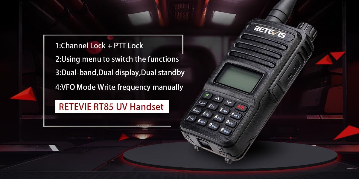 New Retevis RT85 IS An Entry Level Analog Amateur Radio!!! Learn More:www.tomtop.com