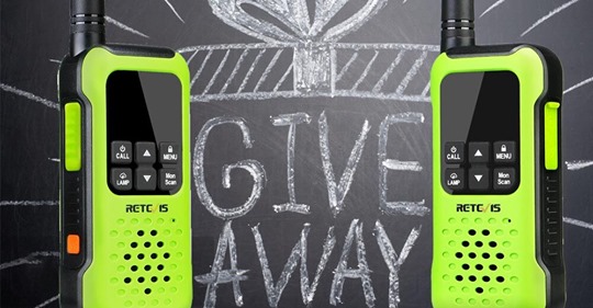 #Retevis GIVEAWAY—The expectant floating outdoor walkie talkie #RT49P is here🥰🥰😍