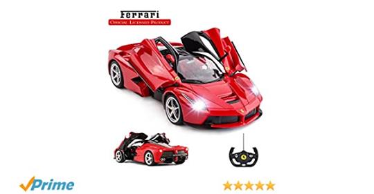 Hi, we are having a promotion in Amazon UK with this Remote Control Ferrari Car! You can got one 1:14 model with a price of a 1:24 model. 