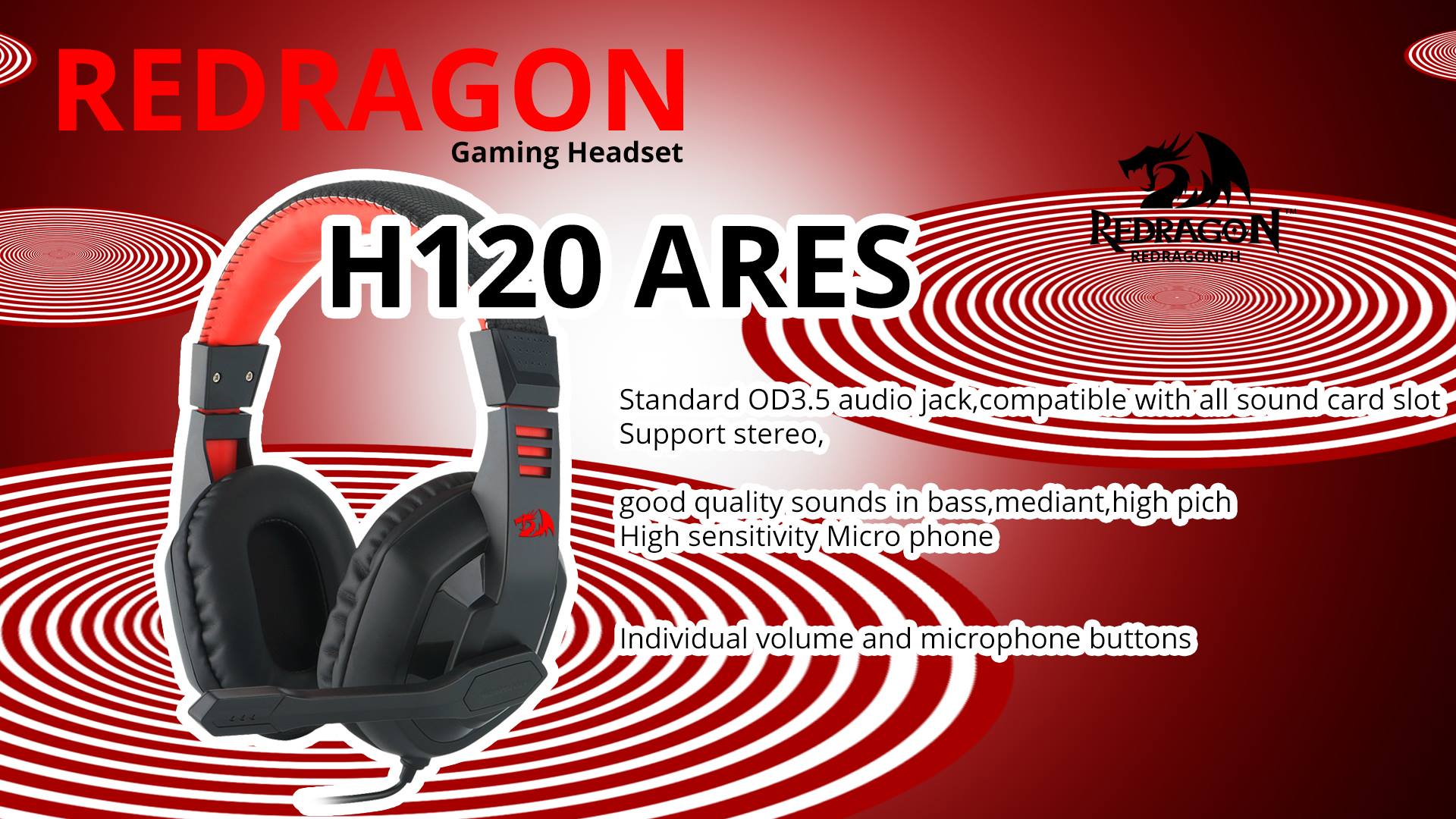 REDRAGON GAMING HEADSET