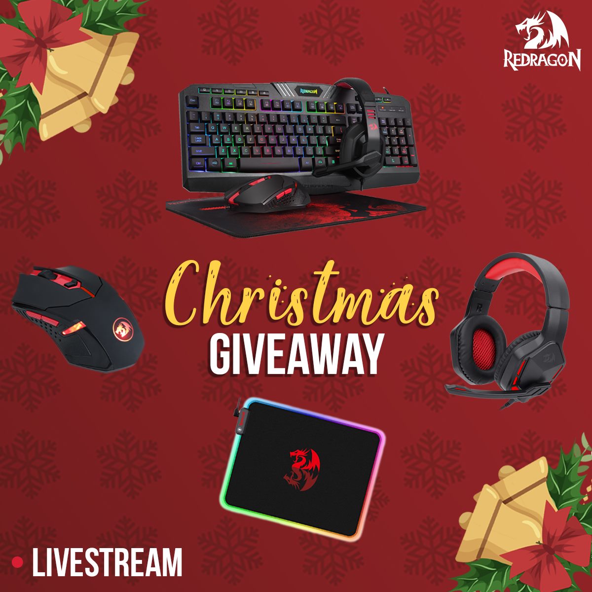 REDRAGON CHRISTMAS GIVEAWAYS!!!