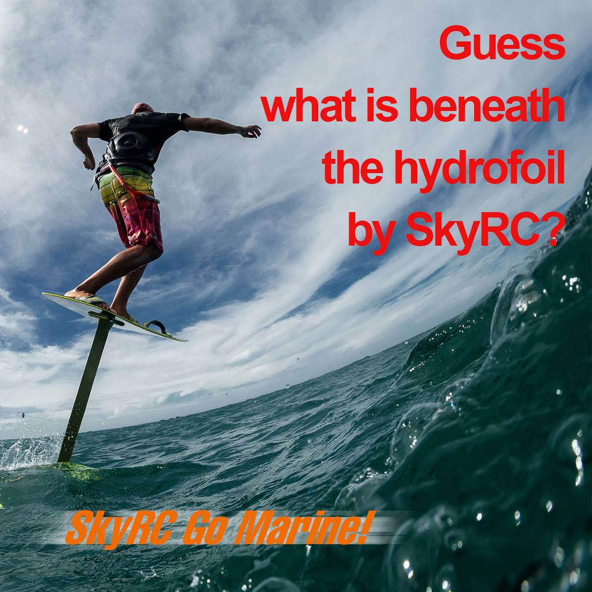 Guess what is beneath the hydrofoil by SkyRC?