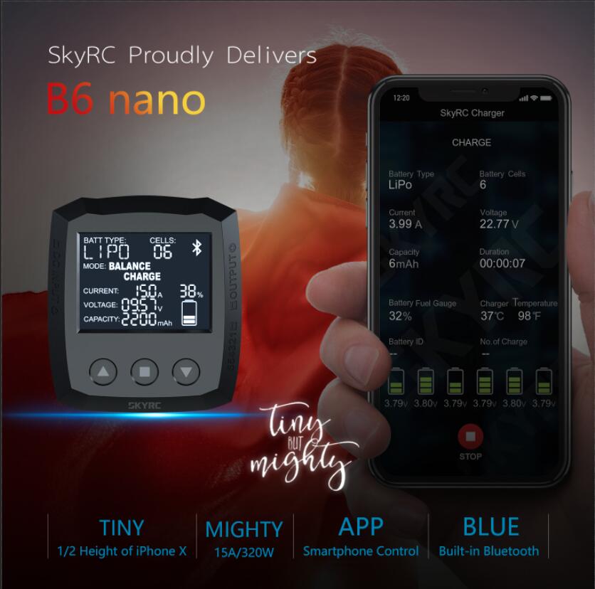 Tiny but mighty: SkyRC proudly delivers B6 Nano @15A/320W!