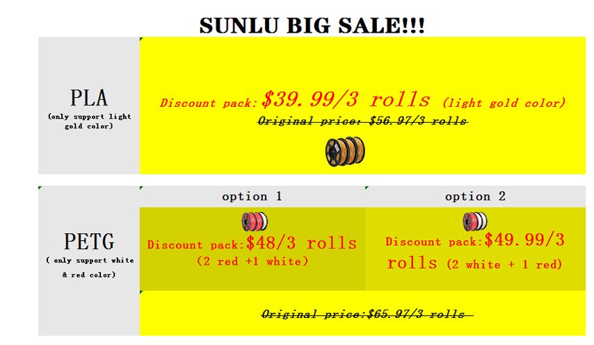 🐳🐳SUNLU BIG SALE!!! 🐳🐳