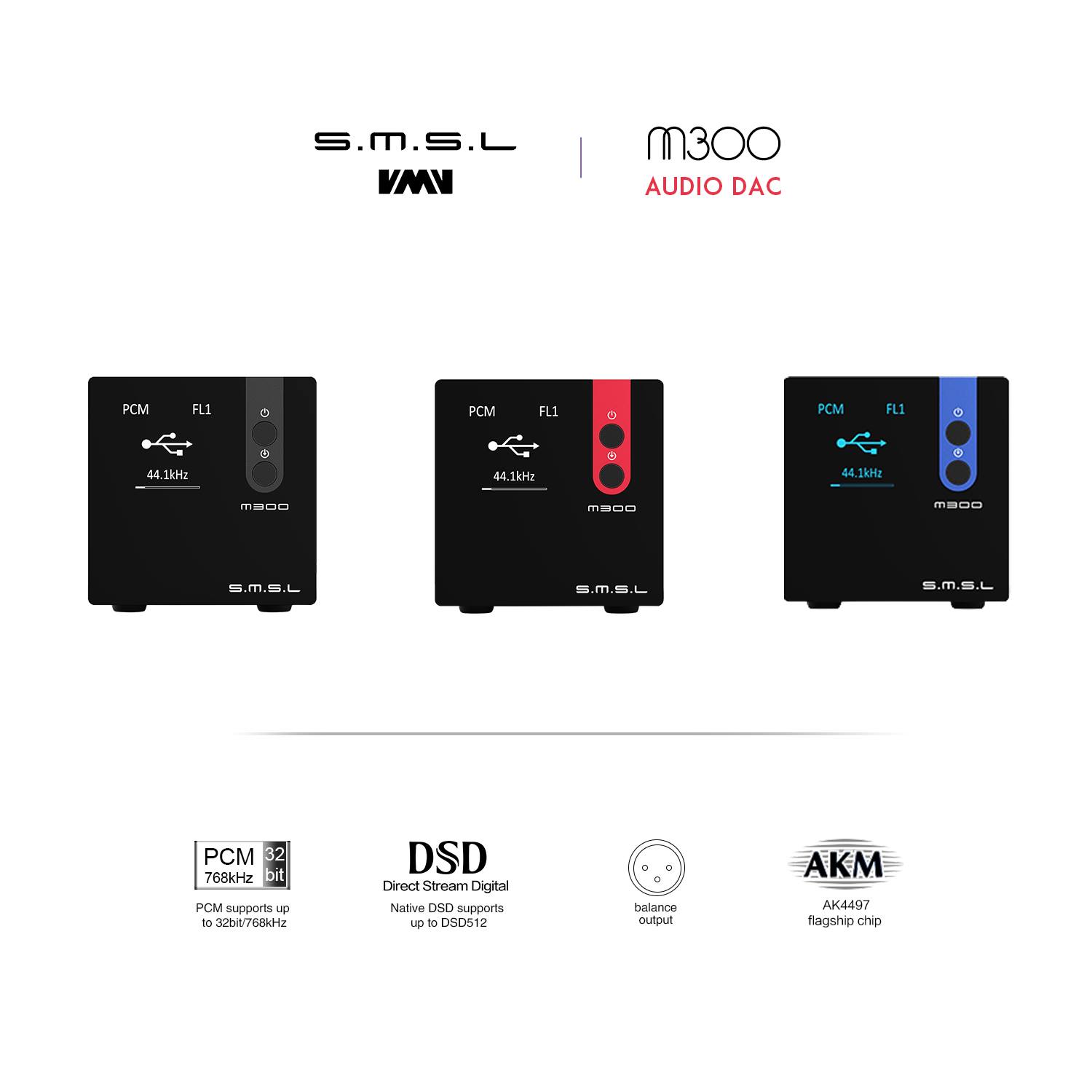 🥳新製品登場：S.M.S.L M300 高性能 Mini DAC