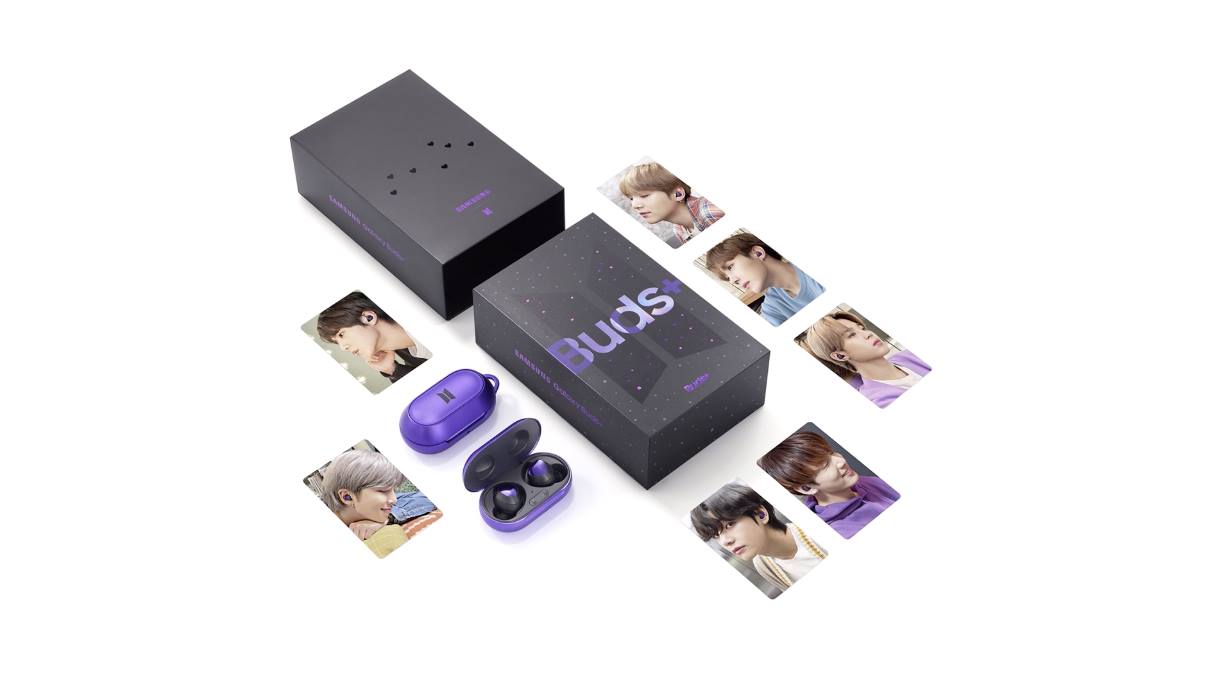 【#又開箱啦！💜 Galaxy Buds+ BTS Edition💜 現已公開發售 】 知道阿米們心思思想睇埋Galaxy Buds+ BTS Edition開箱，即刻去片💜 ！