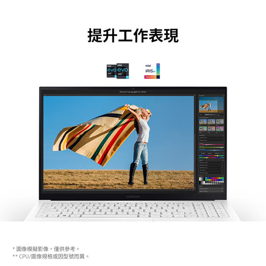 【Galaxy Book Ion2 現已登場！】 Galaxy Book Ion2 配備第11代Intel 處理器。強大性能，加上全新（Intel Iris Xe 顯示晶片/ Nvidia Geforce MX450 顯示卡），令你盡享工作或玩樂，得心應手。 Galaxy Book Ion2 升級效能...