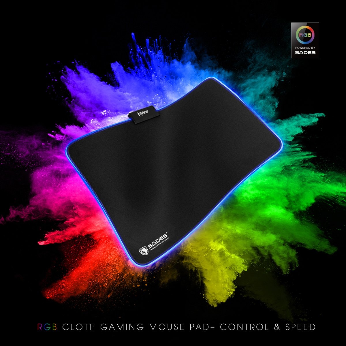 Catch the Meteor and indulge yourself in captivating lights empowering your gaming soul to be at its best! This mouse pad is filled with attributes one will find hard to resist: 🛡 Ultra Anti-Slip Natural Rubber Base