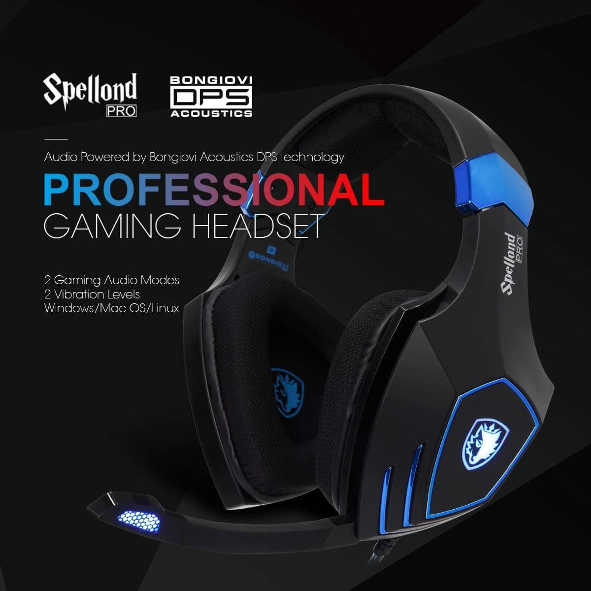 Put a ‘spellond’ and see magic work on your gaming experience! These fantastic features are sure to bring you lots of gaming advantages - helping you move ahead to the next stage: 🎧 Pro Gaming Audio w/ Bongiovi DPS Technology